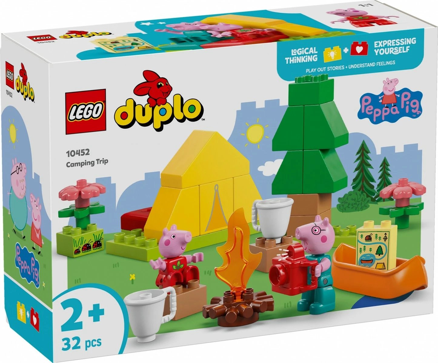 Set ndërtimi LEGO DUPLO Peppa Pig 10452, 32 pjesë, plastikë, për fëmijë të vegjël