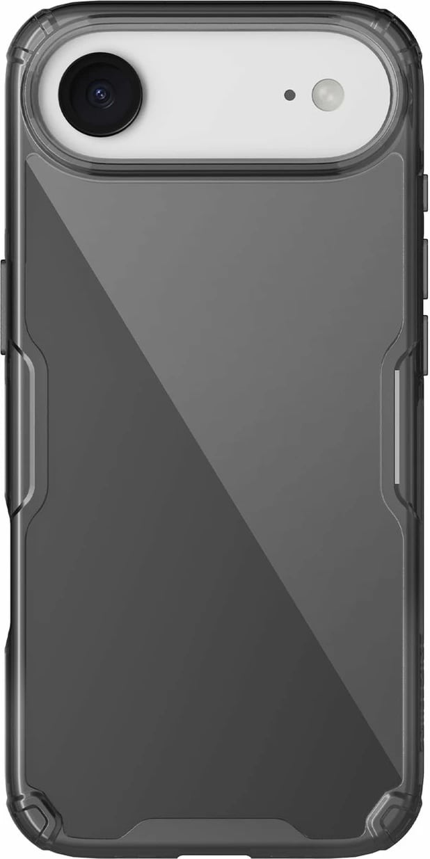 Mbështjellës Nillkin Nature TPU Pro për iPhone 17 Air, gjysmë-transparent, i zi