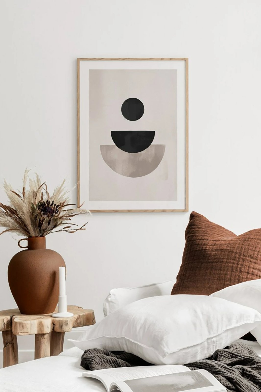 Pikturë dekorative me kornizë, Wallity, Tekhamcerceve78, shumëngjyrëshe, 33x48cm