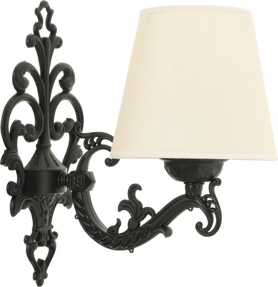 Llambë muri Opviq Claire, krem dhe e zezë