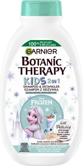 Shampon dhe balsam 2-në-1 për vajza Garnier Botanic Therapy Ice Kingdom, 250ml