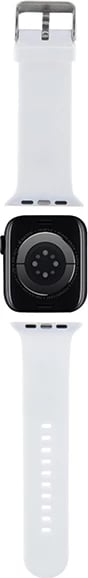 Rrip Apple Watch Karl Lagerfeld 3D Rubber Karl Head, silikon, i bardhë