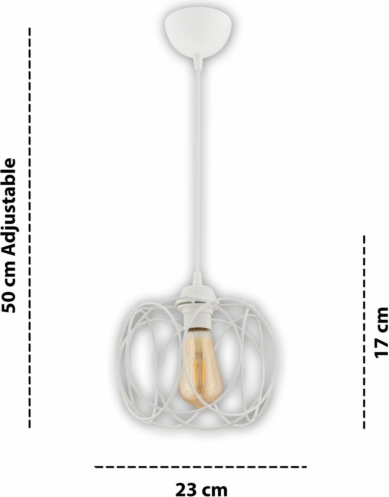 Llambë tavani Opviq, Kruhovy, e bardhë