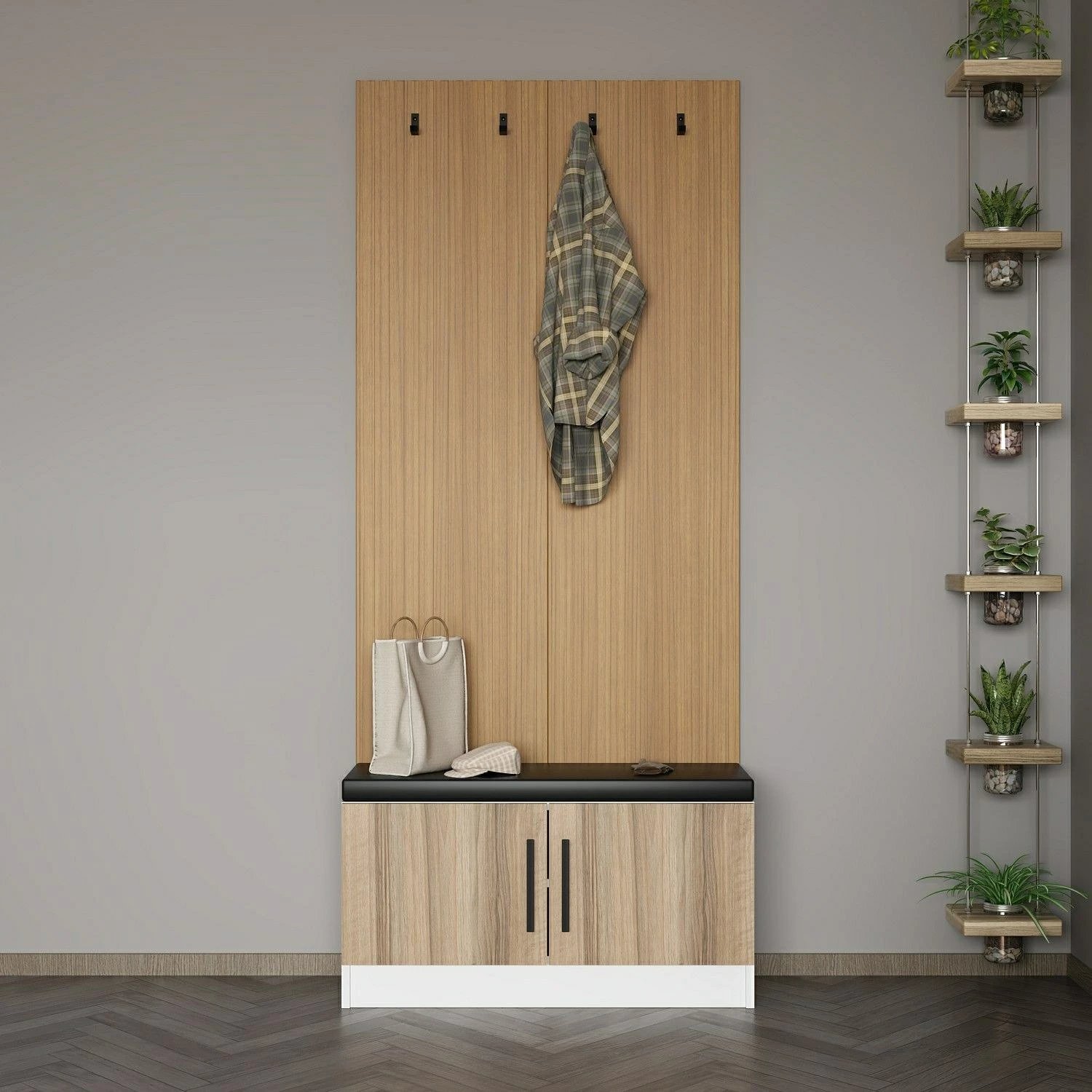 Stendë për korridor, ngjyrë arre, Skye Decor, Noah - 8299