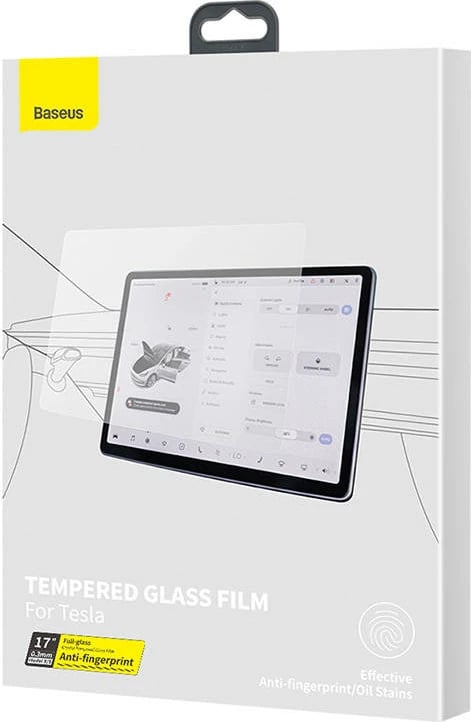 Xham i temperuar Baseus Crystal SGBL062502 për Tesla Model X/S, 17 inç, Transparent Xham i temperuar Baseus Crystal SGBL062502 për Tesla Model X/S, 17 inç, Transparent