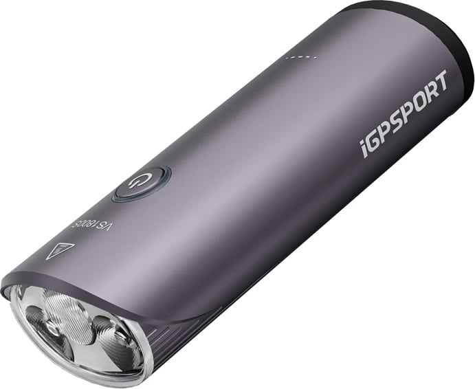 Dritë inteligjente biçiklete iGPSPORT VS1800S, 1800 lm, 6700 mAh, gri, përpara