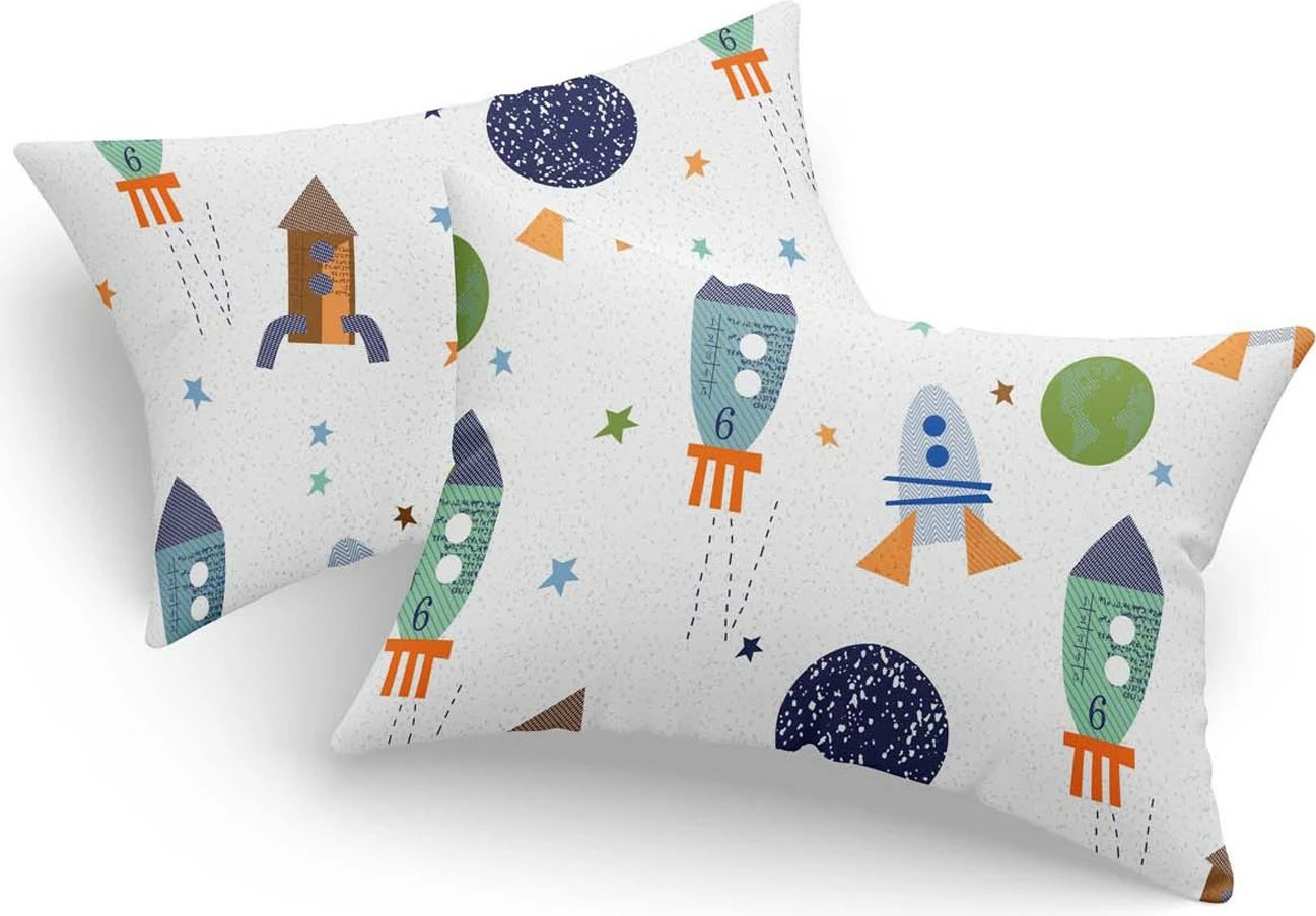Set këllëfësh jastëku (2 copë), L'essentiel, Spacex, ngjyrë kaltër e errët