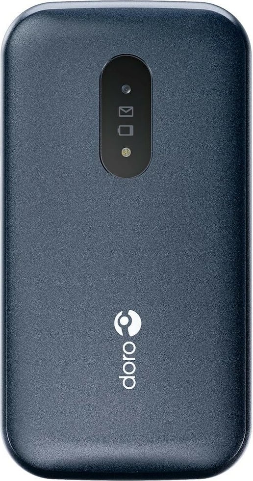 Celular Doro 2820, Clamshell, Single SIM, 2.8", Bluetooth, 1000 mAh, Blu, Bardhë