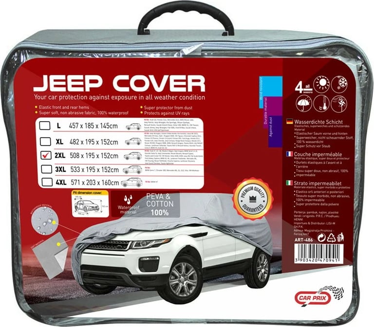 Mbulesa Cerade Jeep 2xl Carprix