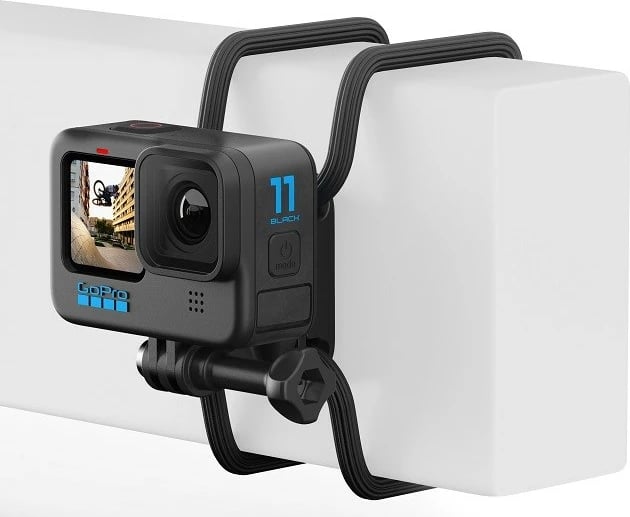 Mbajtëse fleksibile për GoPro HERO, plastikë, e zezë
