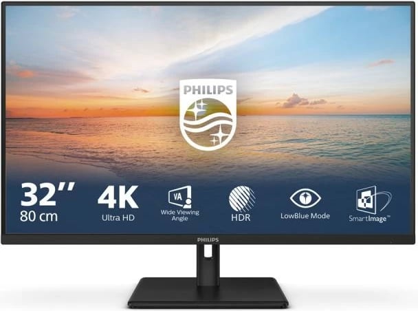 Monitor, Philips, 32E1N1800LA/00, 32", 4K UHD, VA, HDR, i zi