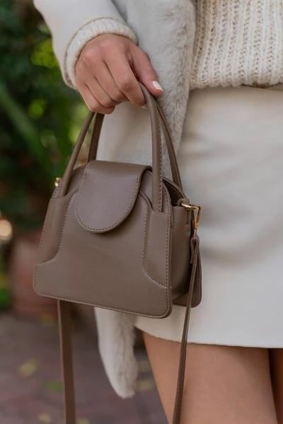 Çantë supi Zoozie Bags, ngjyrë mink e errët, MK1020223SV10-001