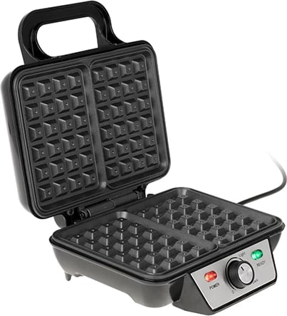 Aparat për gofra, Camry CR 3046, 1600W, kontroll i butë i temperaturës, pllaka jo‑ngjitëse