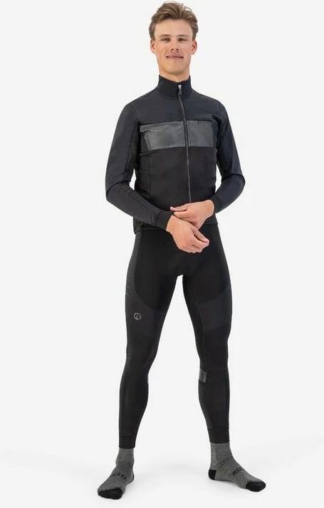 Jakne Rogelli lifestyle, e zezë dhe gri