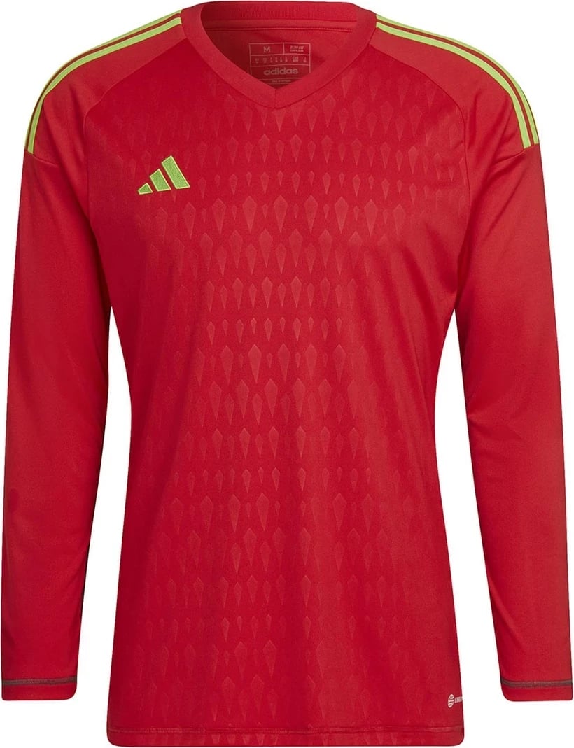 Bluza adidas Tiro 23 Competition me mëngë të gjata, për portier, për meshkuj, e kuqe