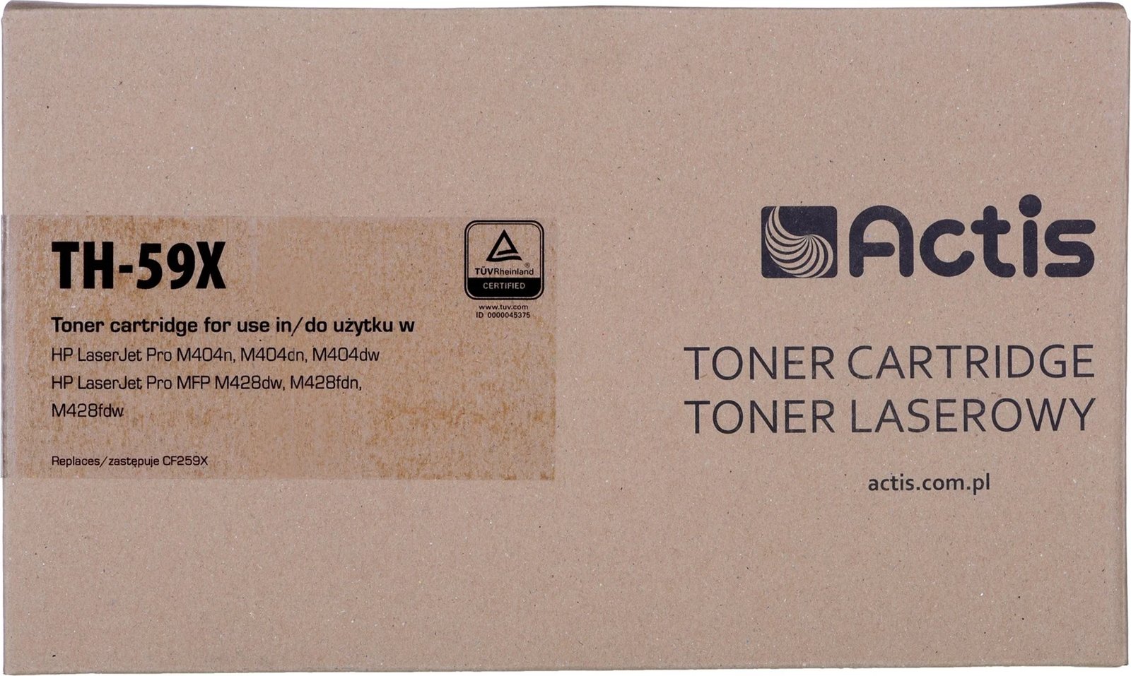 Toner ACTIS TH-59X, për HP CF259X, me çip, ngjyrë e zezë