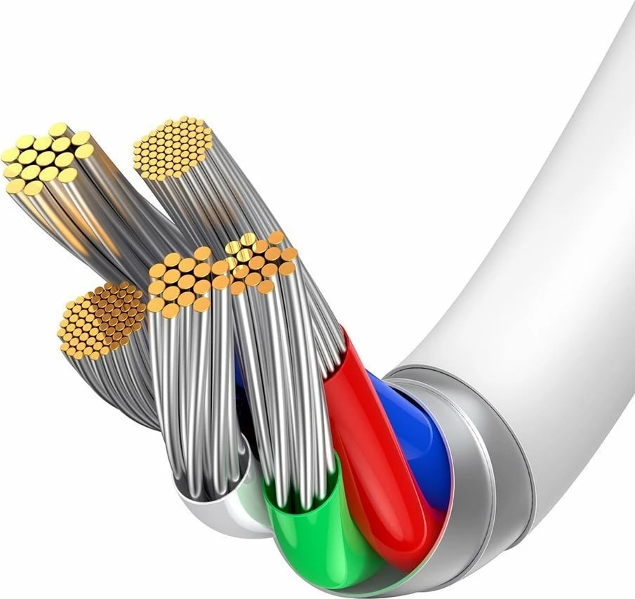 Kabllo Baseus Superior Series CATLYS-A02, USB-C në Lightning, 1 m, 20W, e bardhë