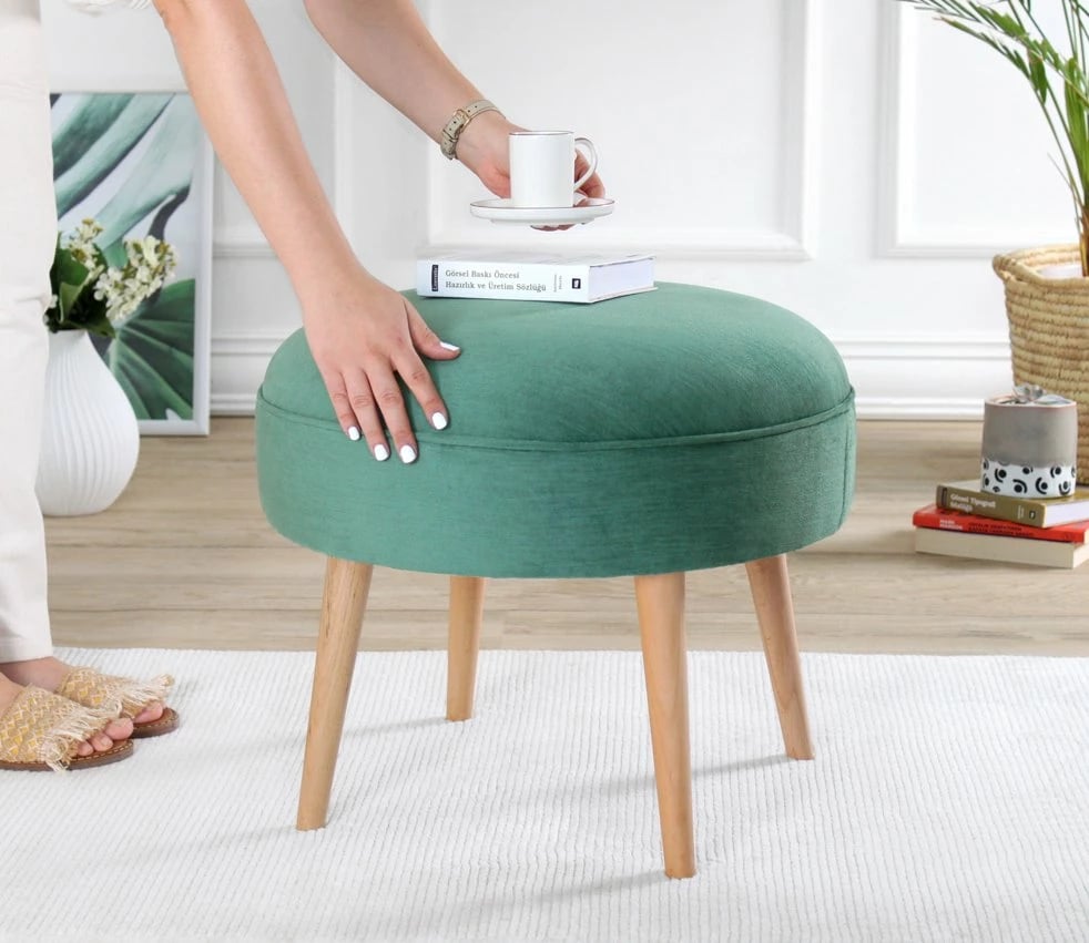 Puf Romley, ngjyrë e gjelbër