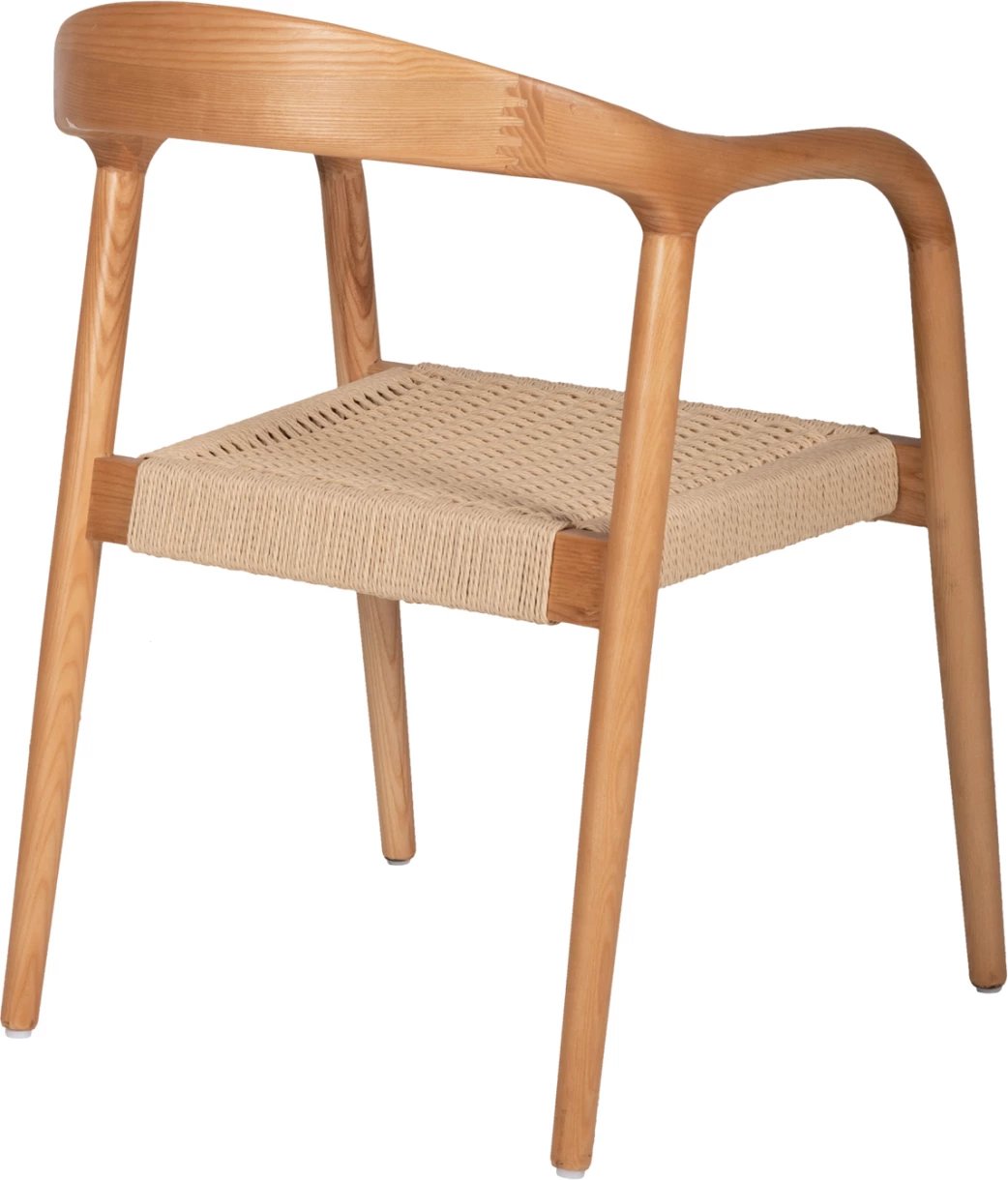 Karrige me krahë, kornizë frashëri, sedilje letre, FH9874, 57x54x78H cm