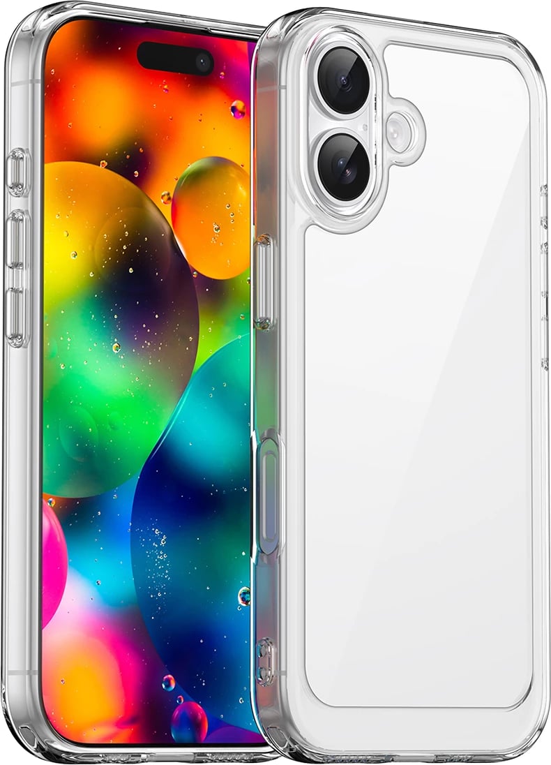 Mbështjellës Hurtel Outer Space për iPhone 17, kompatibil me MagSafe, transparent