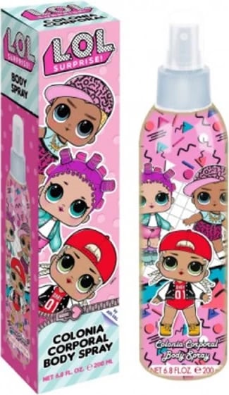 Body spray për fëmijë Cartoon Lol Surprise unisex 200ml