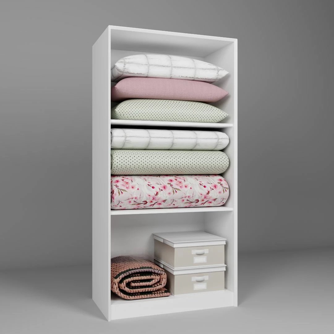 Dollap shumëpërdorimësh, ngjyrë e bardhë, Skye Decor Lucas 1600-80