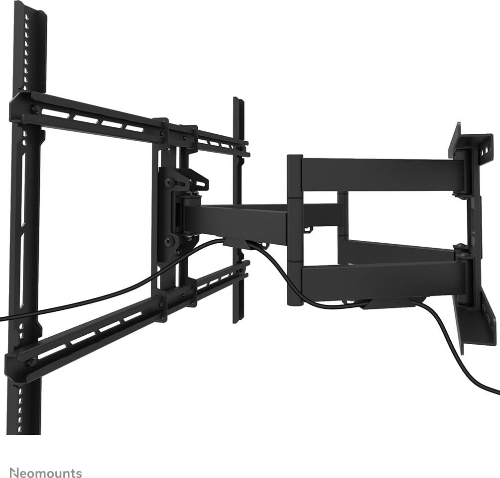 Mbajtës muri për TV Neomounts, 125 kg, 55-110", 800 x 600 mm, Rregullim lartësie, E zezë