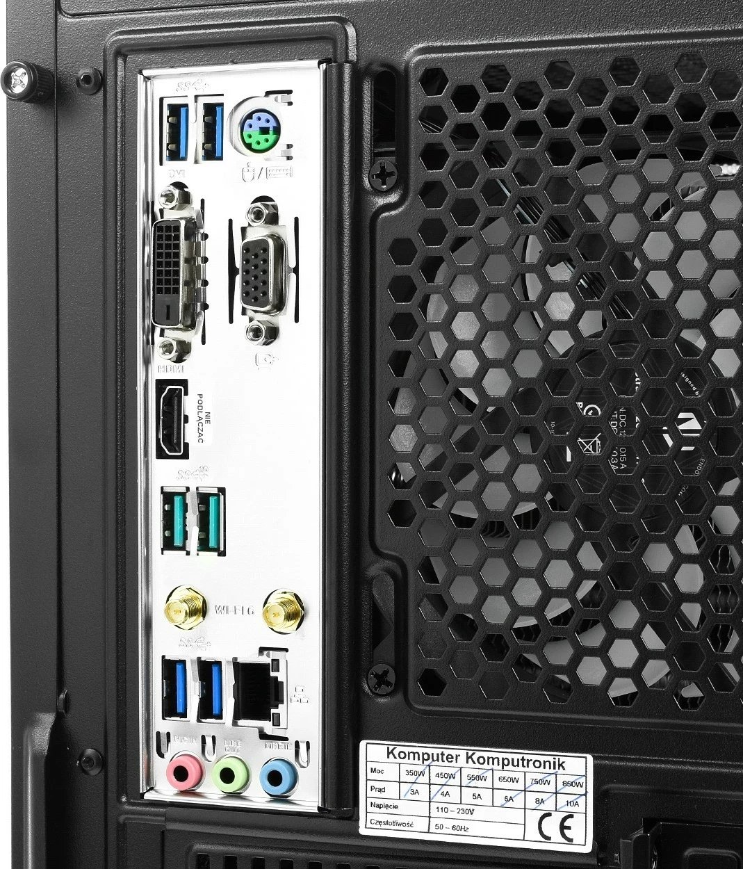 Kompjuter Komputronik Infinity R750 [E07] Ryzen 7 | RTX 4060 Ti | 32GB | 1TB, i zi