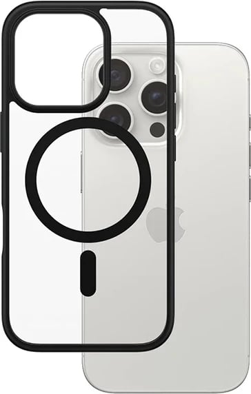 Mbështjellës PanzerGlass HardCase për iPhone 16 Pro, MagSafe, zi