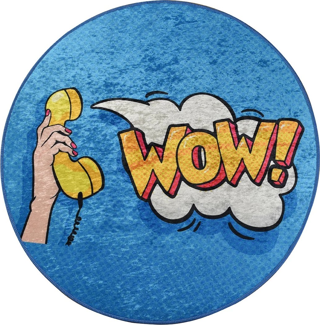 Tapet për banjo, Mijölnir, WOW, shumëngjyrësh, 140cm