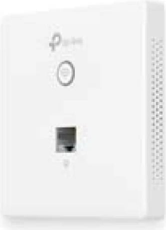 Access Point, TP-Link, EAP115-WALL Auranet, Wireless N 300Mbps, PoE, wall-plate, e bardhë