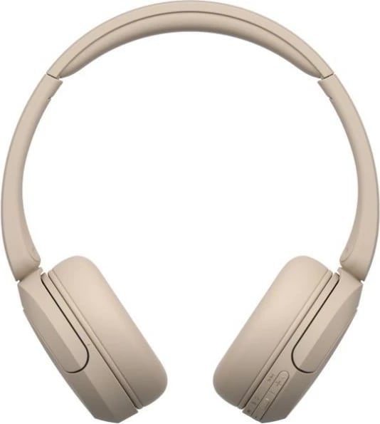 Kufje Sony WH-CH520, pa tela, Bluetooth, krem
