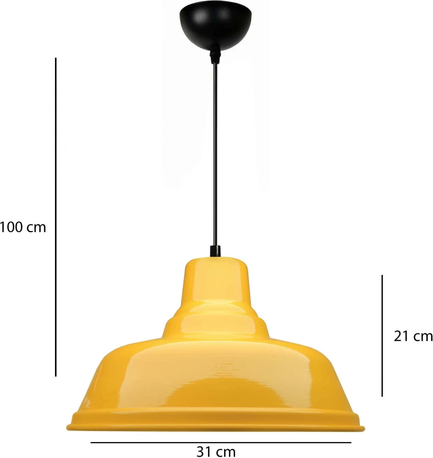 Llambë tavani Opviq, e verdhë, AYD-3711