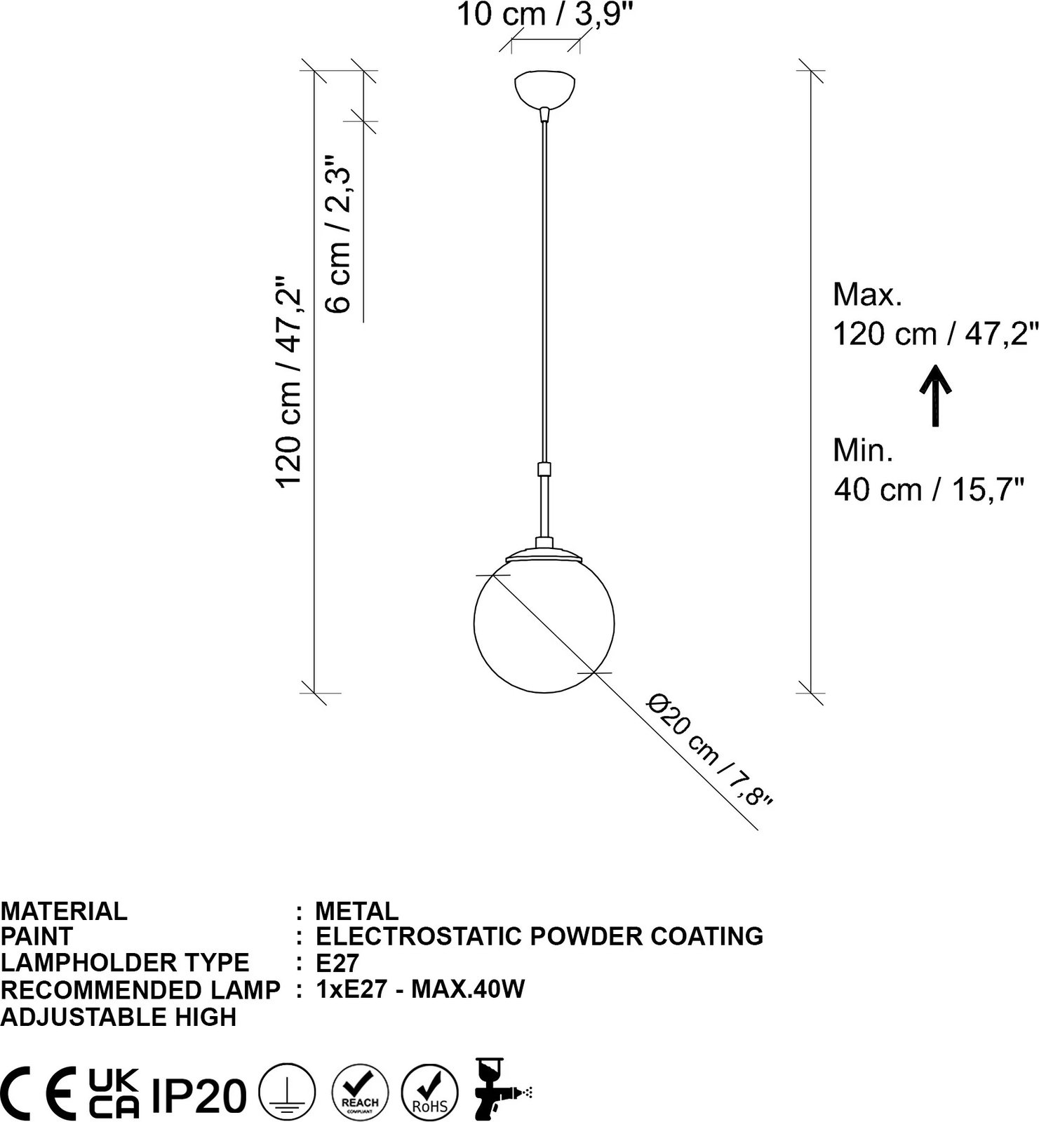 Llambë tavani Opviq, Orbital, ngjyrë ari, 20-14042