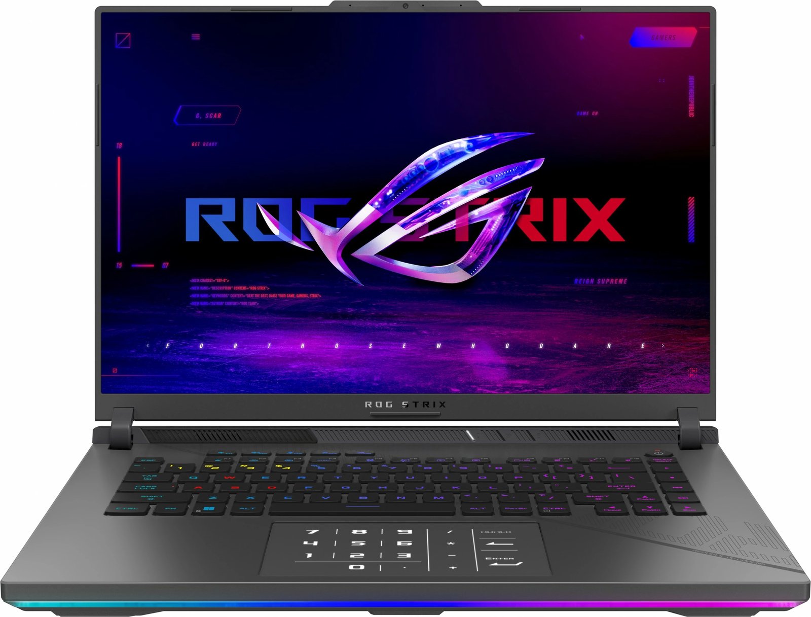 Laptop ASUS ROG Strix G16 i9-13980HX 32GB 1TB RTX 4060 gri
