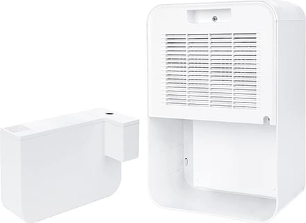 Largues lagështie termo-elektrik, Adler AD 7860, 500ml/24h, depozitë 1L, zonë deri 30 m3, ekran LED, i bardhë