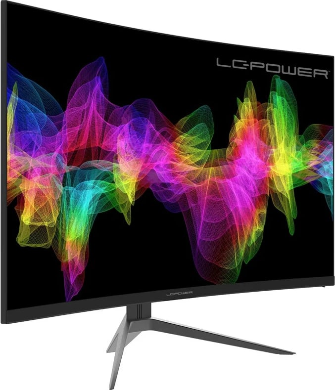 Monitor LC-Power LC-M27-QHD-165-C, 27", Quad HD, LED, 1 ms, e zezë