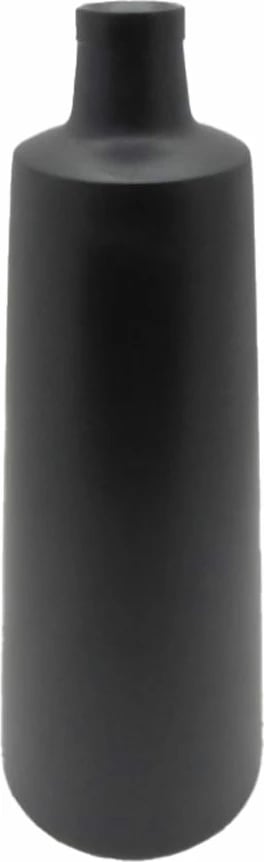 Vazo NERO, hekur, e zezë, 19x19x48