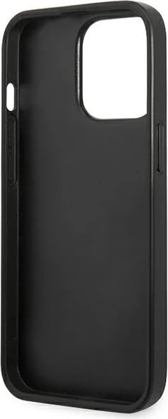 Mbështjellës Karl Lagerfeld KLHCP13LPULMBK3 për iPhone 13/13 Pro, hardcase, i zi