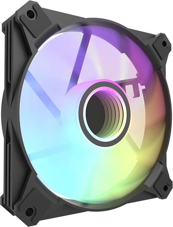Set ventilatorë kompjuteri Darkflash INF8 3in1, 120x120, ARGB, zi