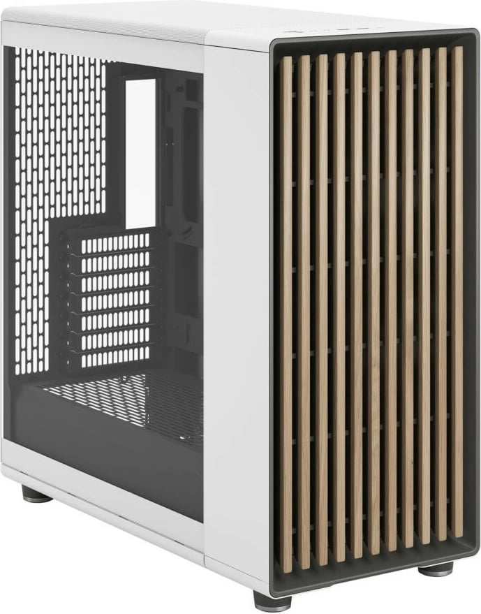 Kasë Fractal Design North XL RC Chalk White TG Clear, ATX, E-ATX, xham i temperuar, e bardhë