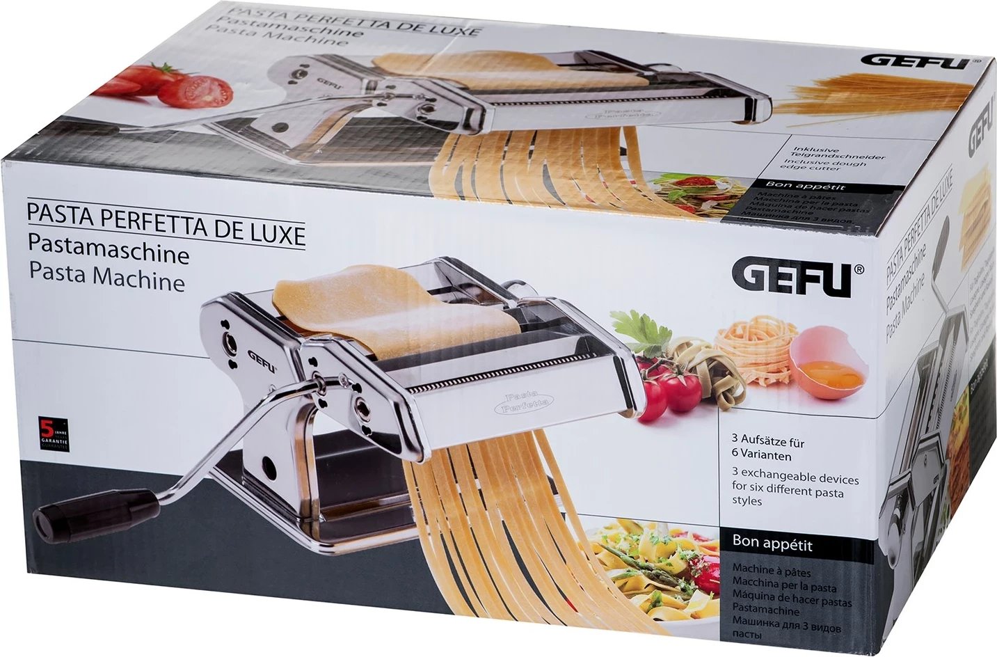 Makinë manuale për pasta GEFU G-28300, çelik inox
