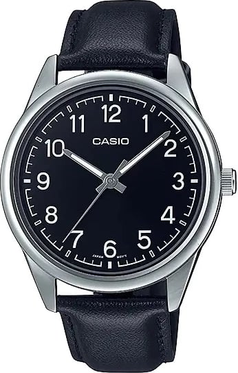 Orë dore për meshkuj Casio Collection Casual, e zezë