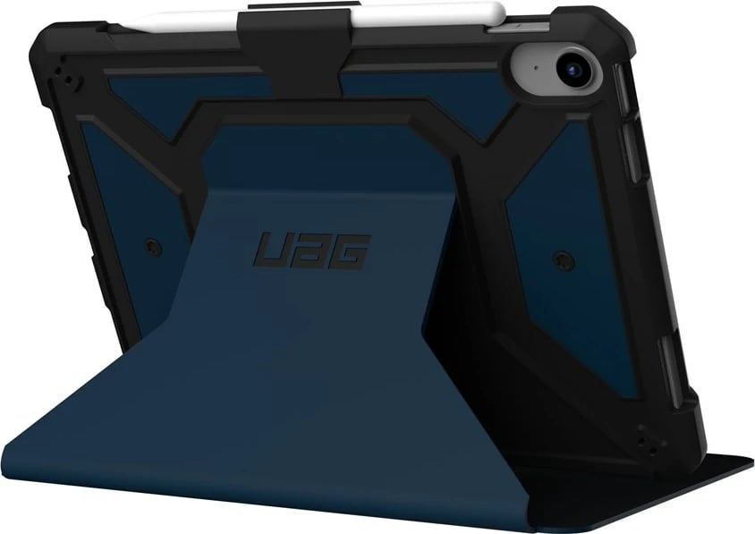 Mbështjellës Urban Armor Gear Metropolis SE për iPad 10.9", poliuretani, zi/kaltër