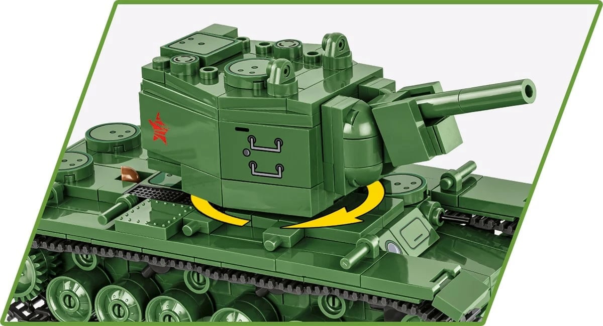 Set ndërtimi Cobi Klocki KV-2, 510 pjesë, Jeshile