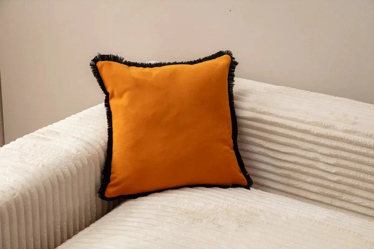 Jastëk mbështjellës portokalli, Evila Originals, 43x43cm