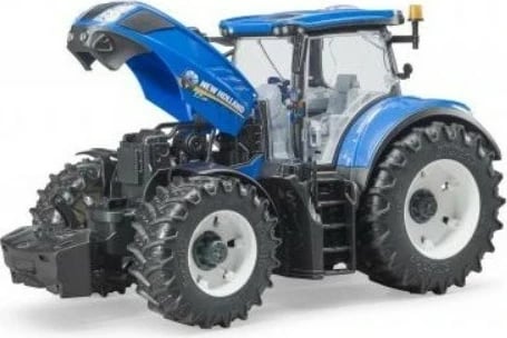 Traktor lodër, BRUDER, New Holland T7.315 BR-03120, shkallë 1:16, plastikë, për fëmijë 3+, blu/zi