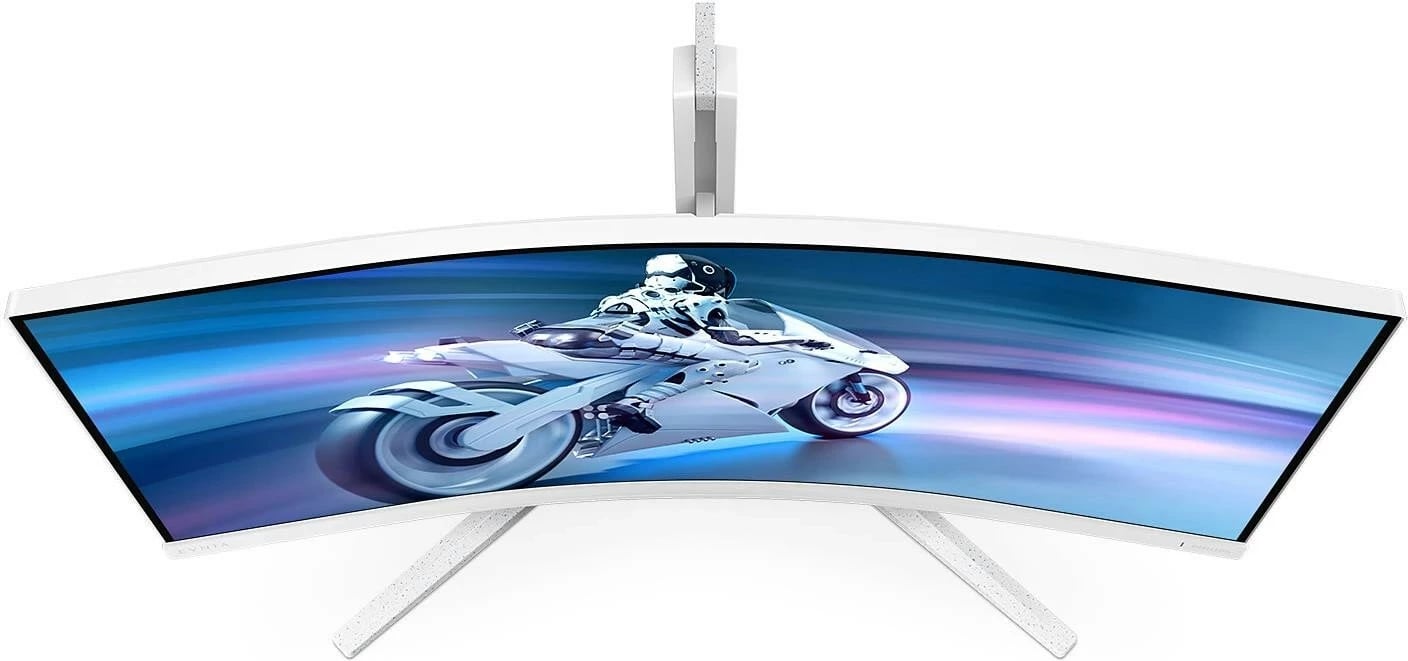 Monitor Philips 34M2C5501A, 34 inç, UWQHD, 165Hz, Curved, Bardhë