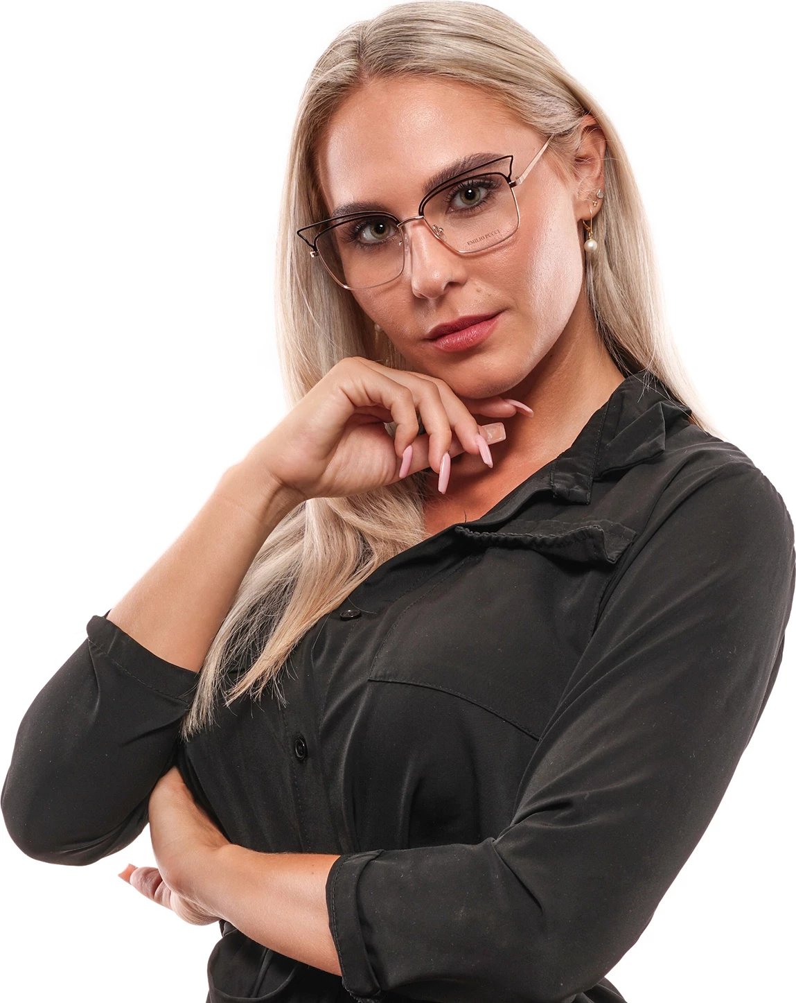 Syze optike për femra Emilio Pucci, rose gold