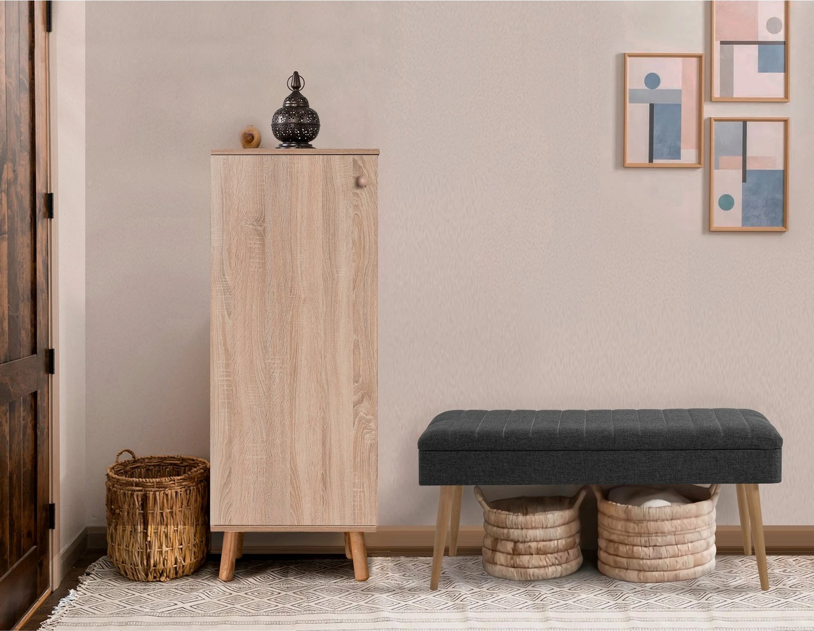 Set mobiljesh për korridor, Sonomo & antracit, Skye Decor, 200-1053